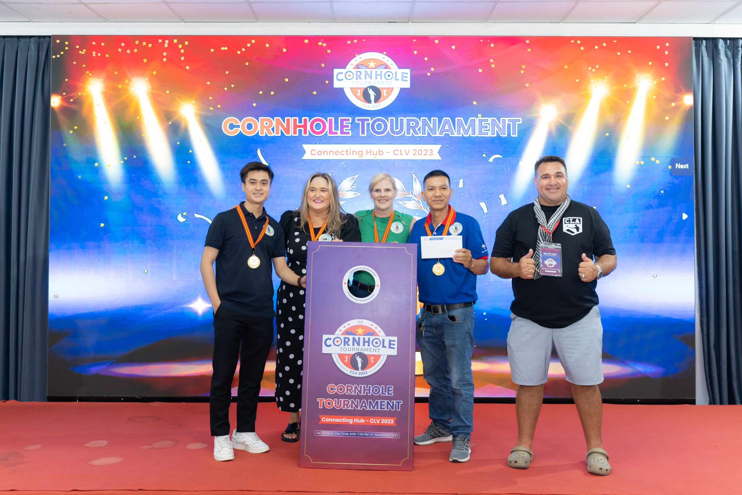 Giải nhất Cornhole Tournament - CLV 2023 là Team 5