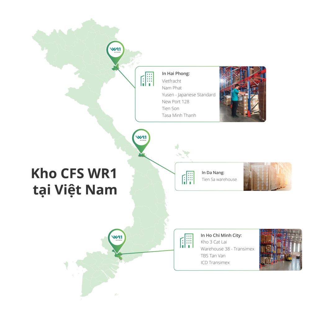 Kho CFS WR1 tại Việt Nam