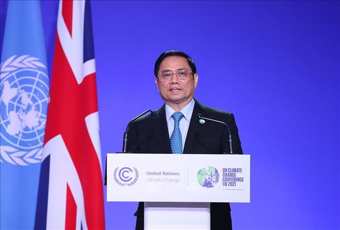 Thủ tướng Phạm Minh Chính phát biểu tại lễ công bố Cam kết giảm phát thải metan toàn cầu