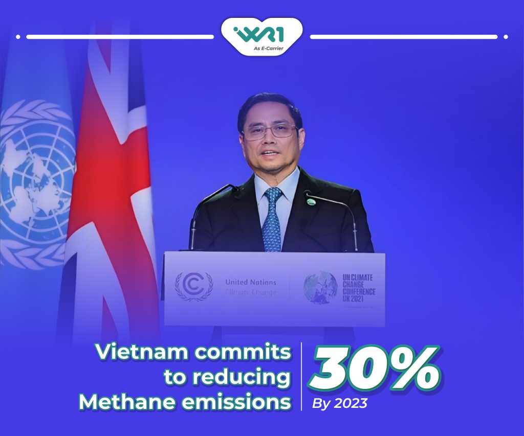 Vietnam commits to reducing Methane emissions by 30% 2023