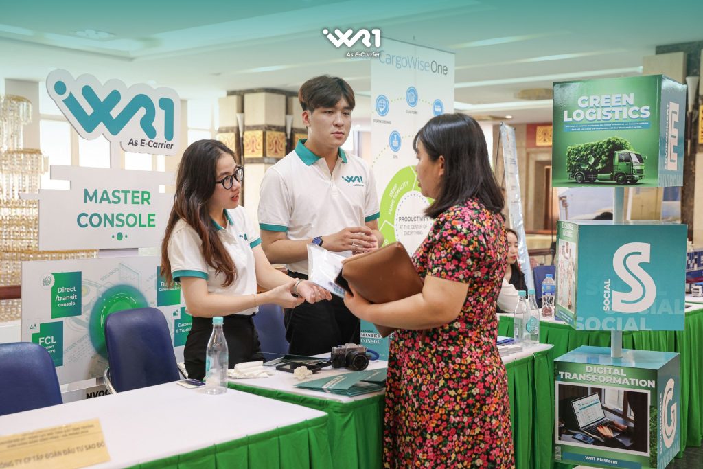 WR1 booth at the 5th Regional Logistics Forum