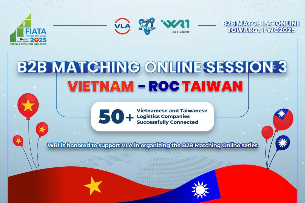 B2B Matching Online Session 3: 50+ Vietnamese and Taiwanese Logistics Companies Successfully Connected