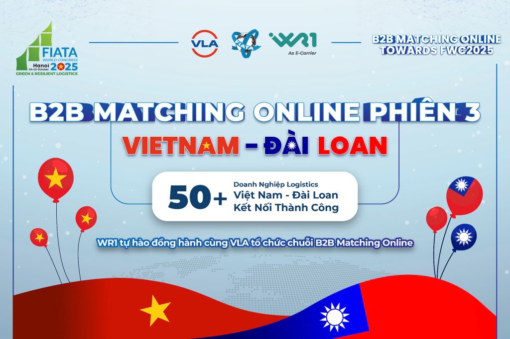 B2B Matching Online Phiên 3: 50+ Doanh Nghiệp Logistics Việt Nam - Đài Loan Kết Nối Thành Công