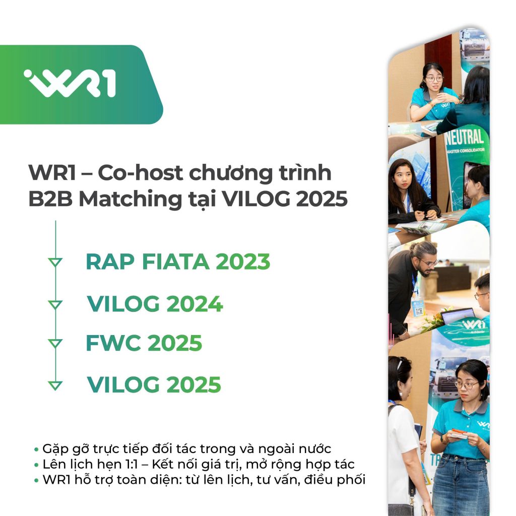 WR1 – Co-host chương trình B2B Matching tại VILOG 2025