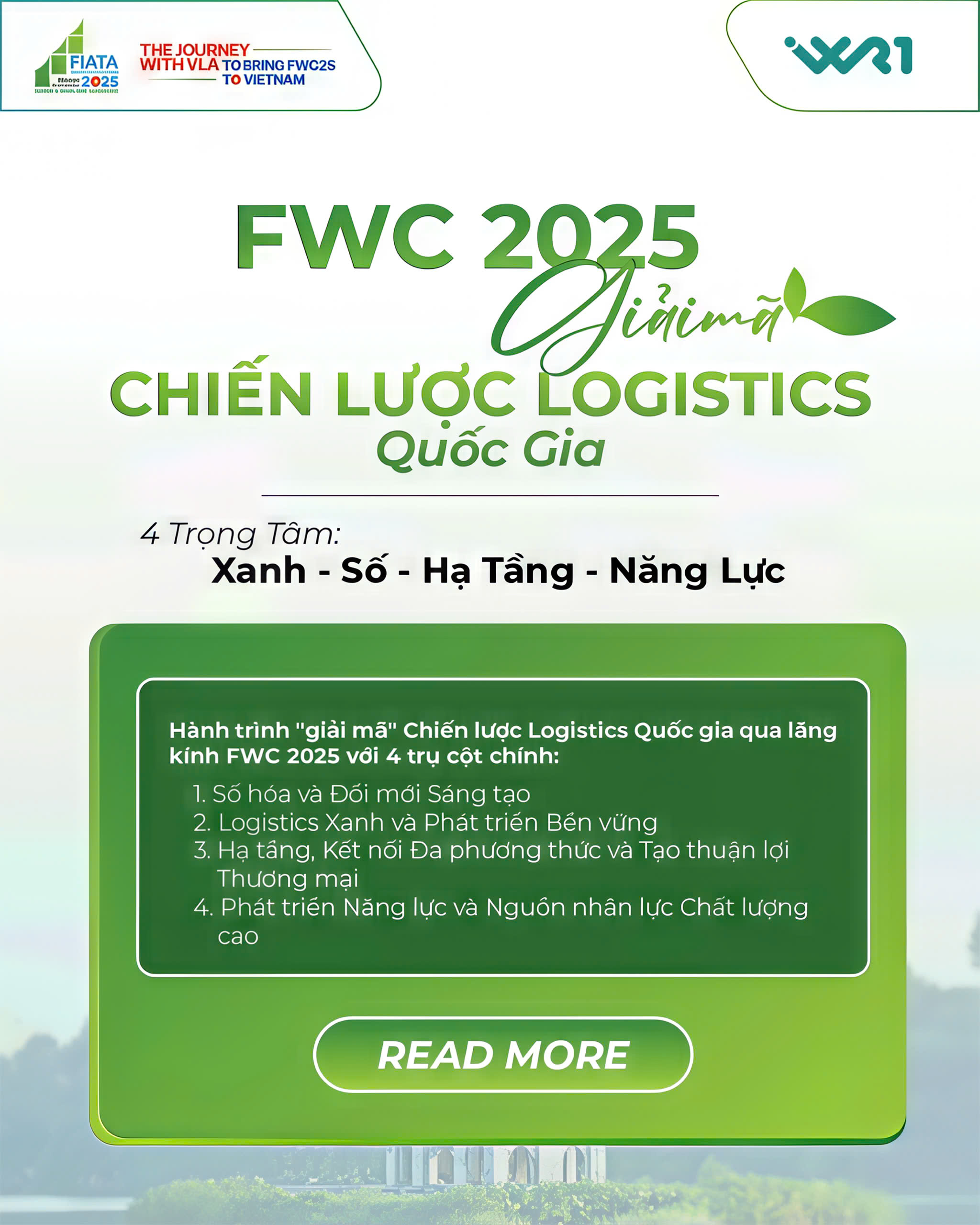 4 Trọng tâm Xanh – Số – Hạ tầng – Năng lực 